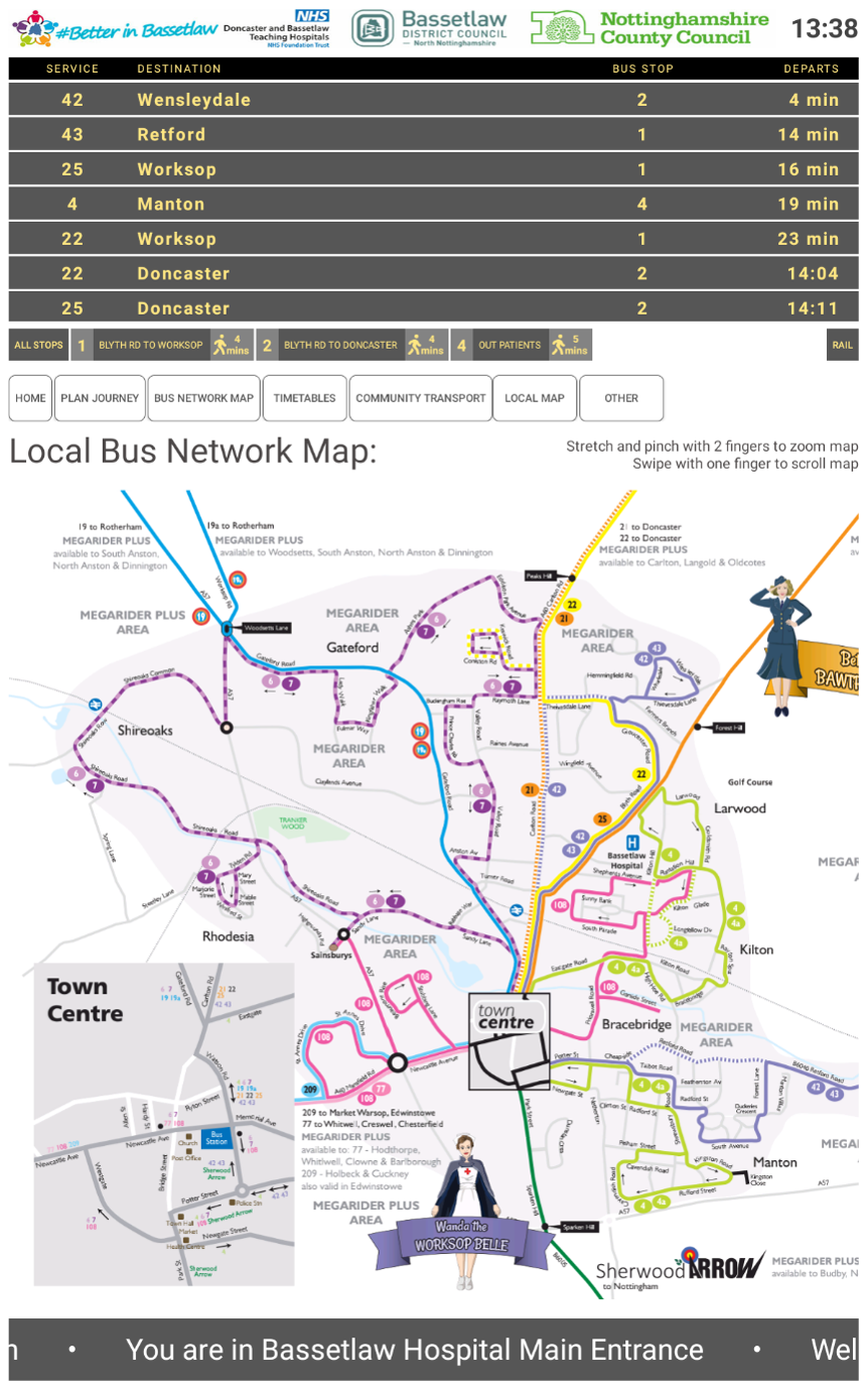 Local Transport Map